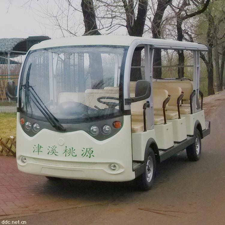 14座電動旅游觀光車大功率6.3kw爬坡能力強